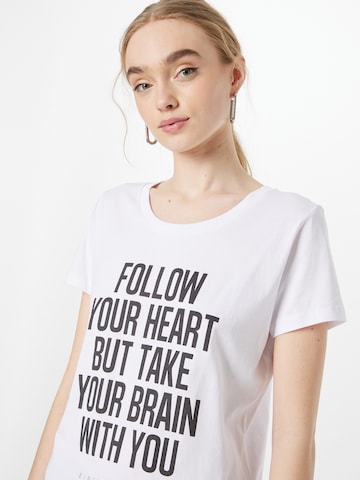 EINSTEIN & NEWTON T-Shirt 'Brain' in Weiß
