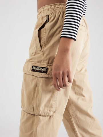 NAPAPIJRI Regular Cargobroek 'FABER' in Beige