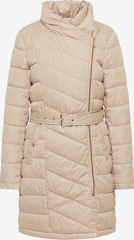 faina Winter Coat in Beige: front