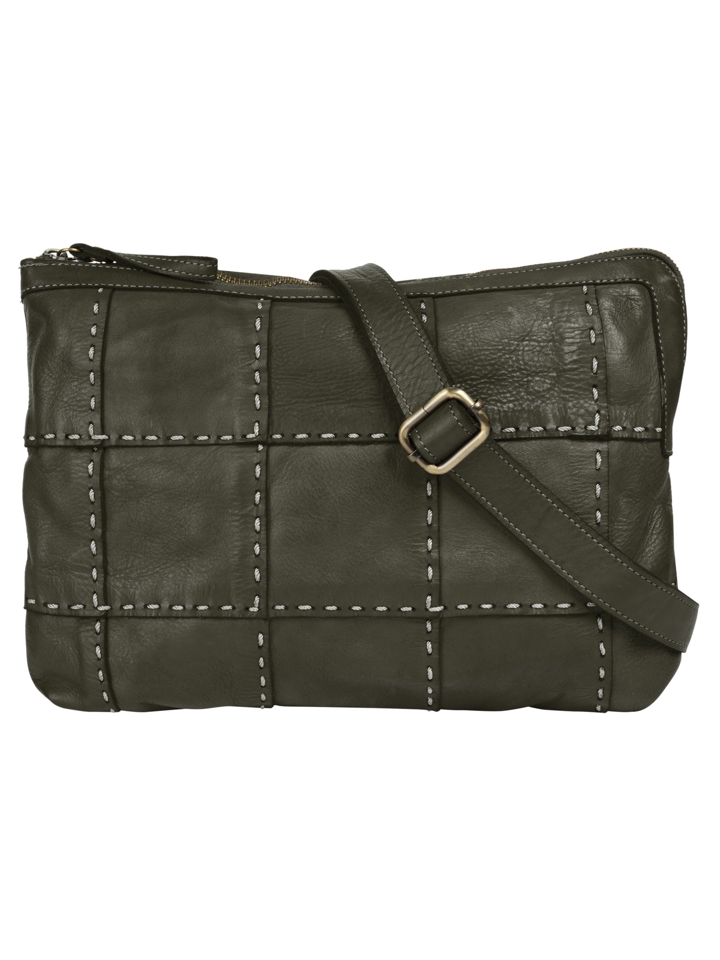 Samantha Look Crossbody Bag in Green: front