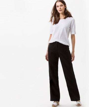 BRAX Loose fit Pants 'Farina' in Black: front