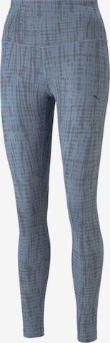 Skinny Pantalon de sport PUMA en bleu : devant