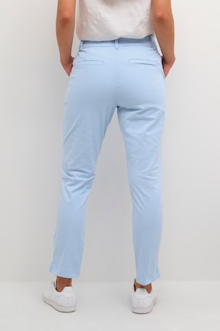 Kaffe Slimfit Hose 'Mette' in Blau