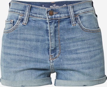 HOLLISTER Slimfit Jeans in Blauw: voorkant