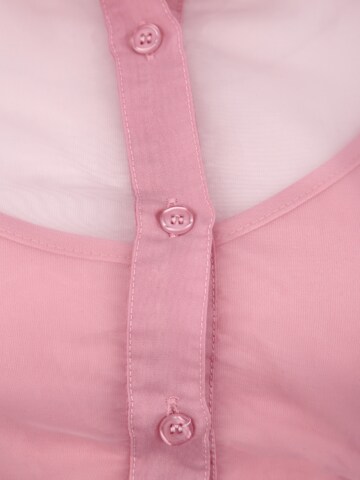 Missguided Petite - Vestido camisero en rosa