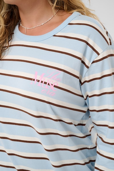 KAFFE CURVE Shirt 'KCelona' in L in Light blue, Item view