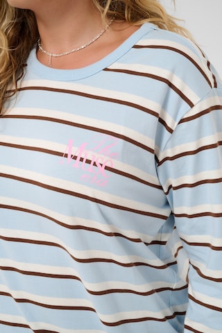 KAFFE CURVE Shirt 'KCelona' in Blue
