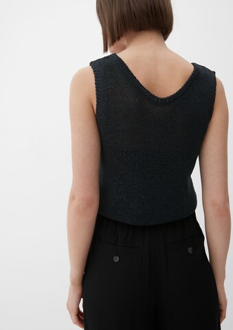 s.Oliver BLACK LABEL Knitted Top in Black