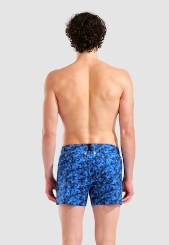 ARENA Шорти за плуване 'EVO BEACH X-SHORT ALLOVER' в синьо