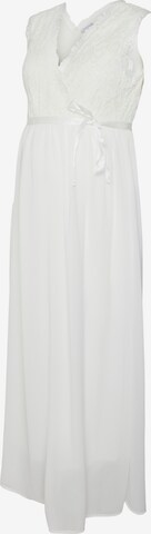 MAMALICIOUS Βραδινό φόρεμα 'IVANE' σε λευκό: μπροστά