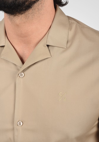 Casual Friday Regular fit Button Up Shirt in Beige