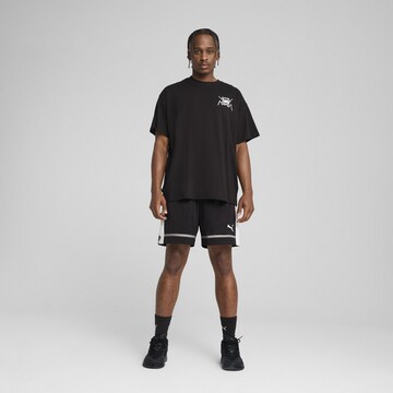 PUMA Shirt 'Jaws Core Basketball' in Zwart
