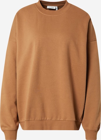 WEEKDAY Sweatshirt in Brown: front