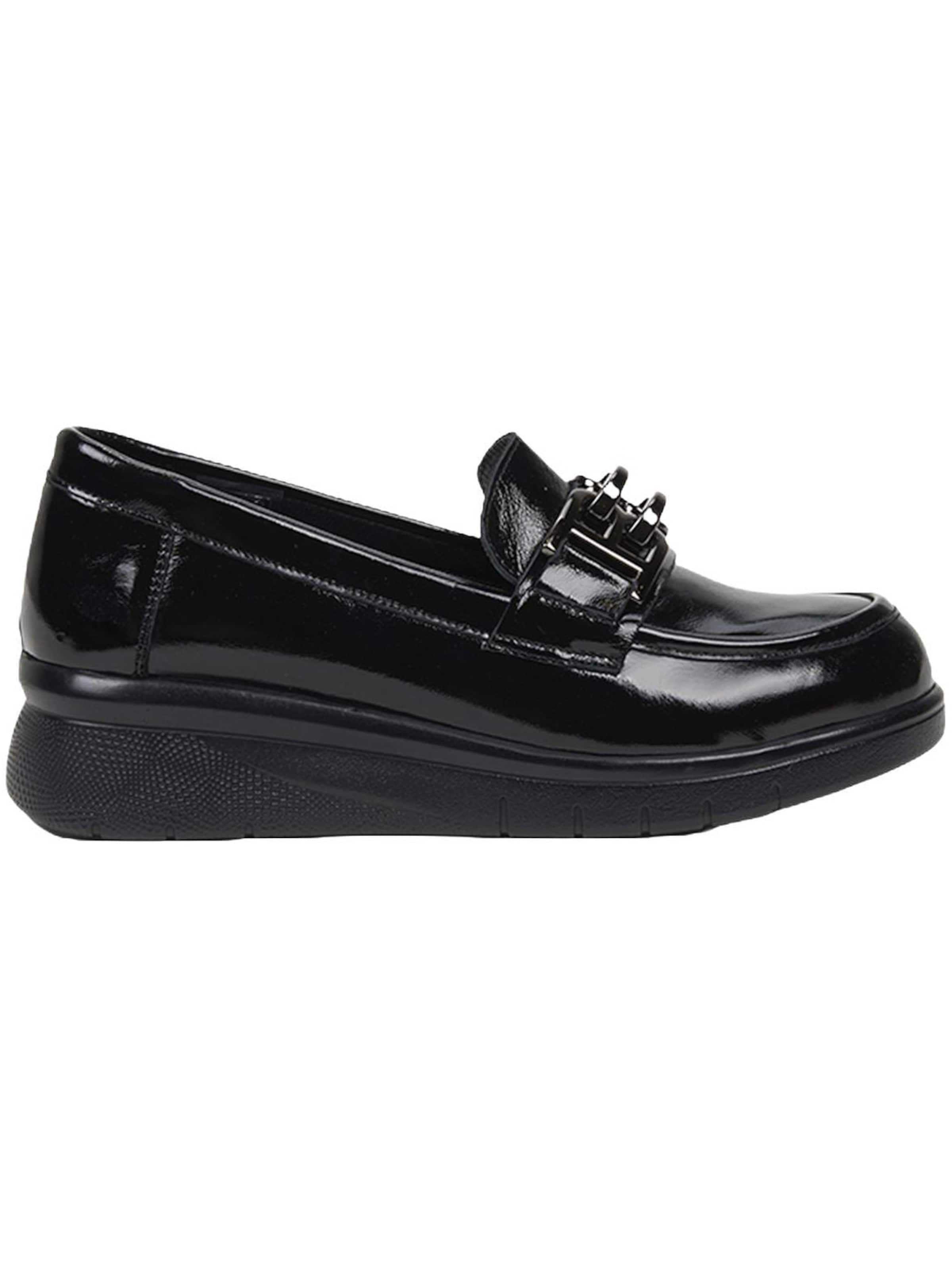 Desa Classic Flats 'Slipper' in Black