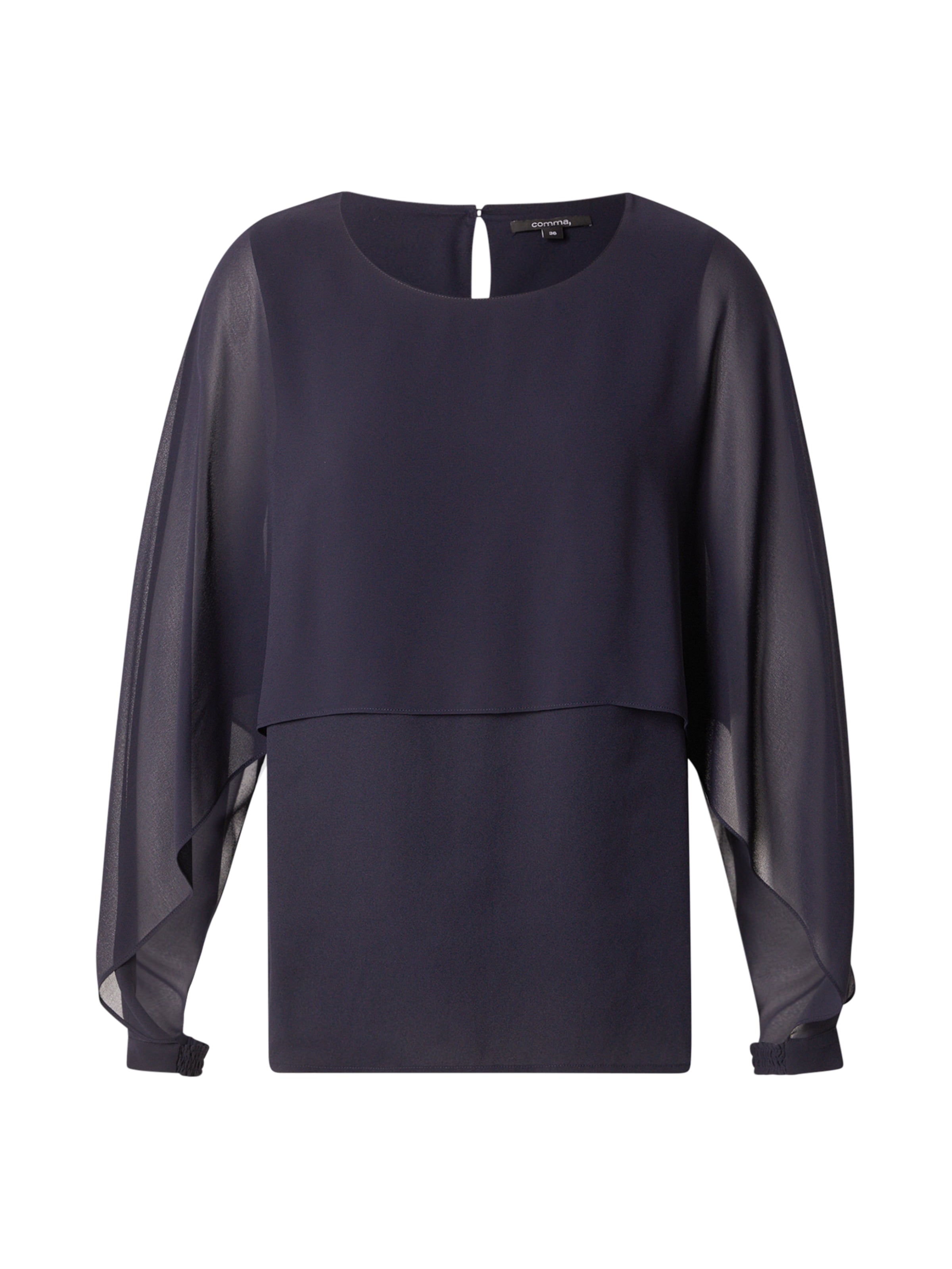 COMMA Blouse in Blue: front