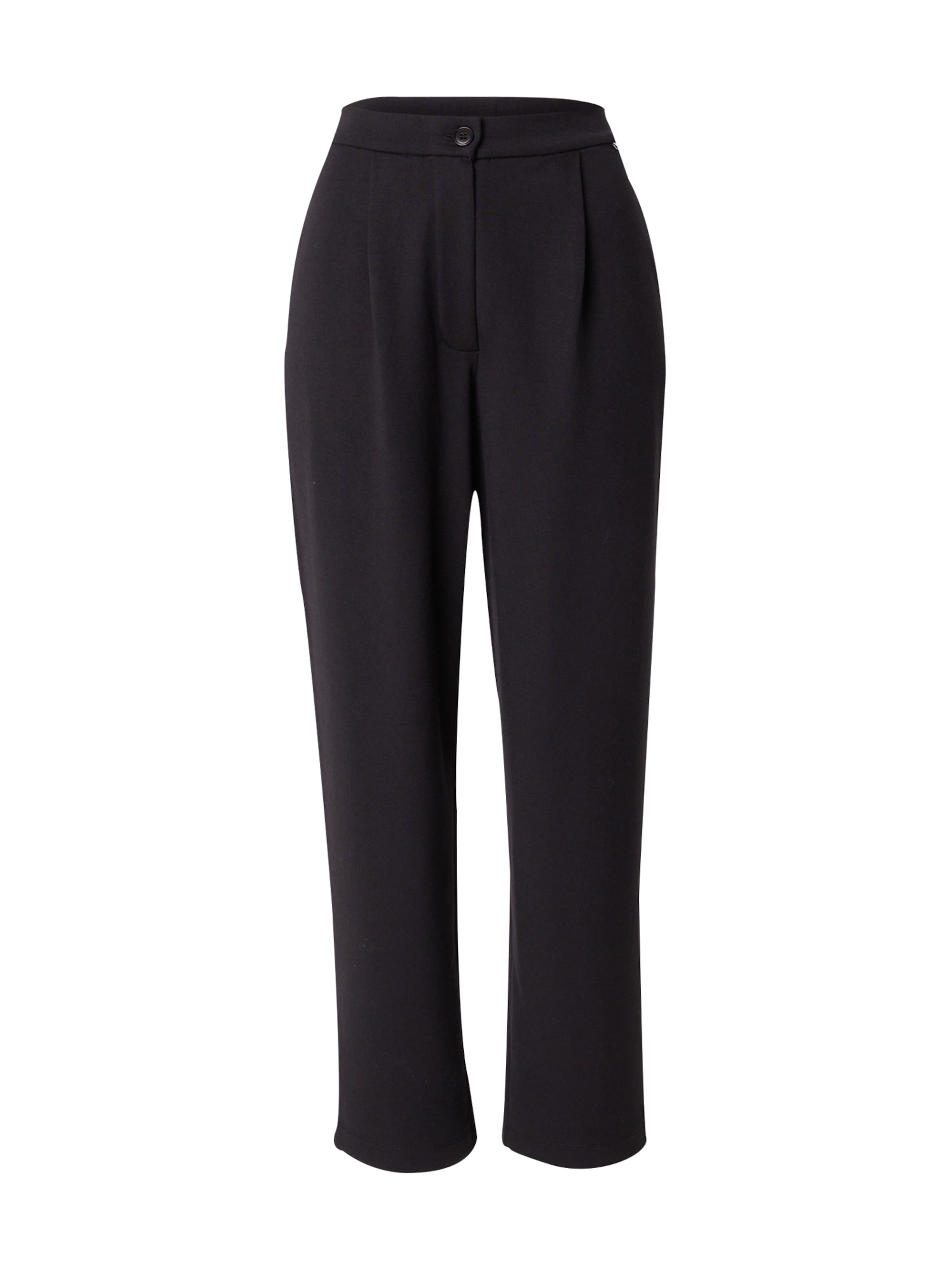 Regular Pantalon à pince 'LIRA' ARMEDANGELS en noir : devant