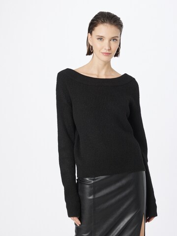ABOUT YOU Sweater 'Sina' in Black: front