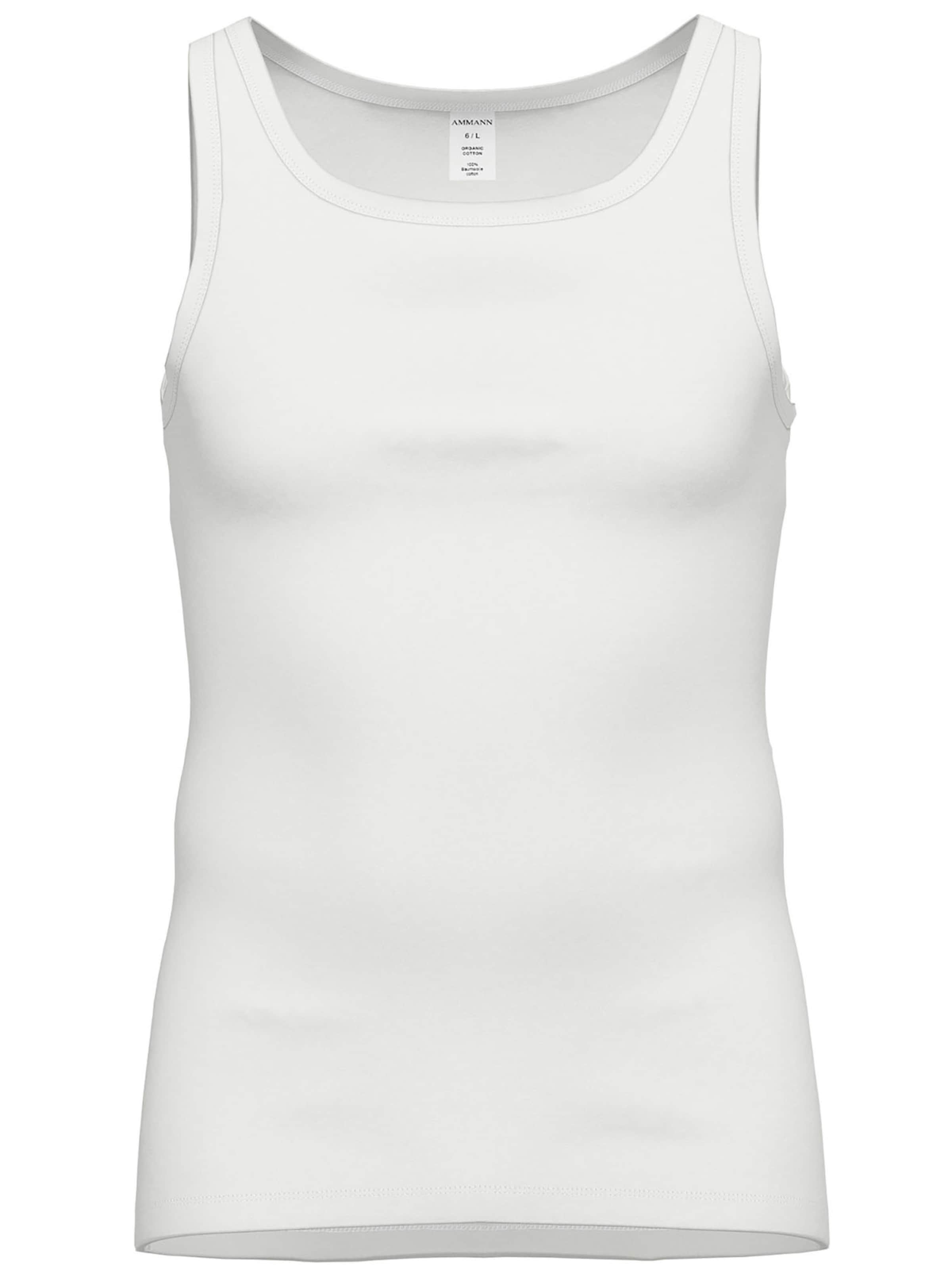 Ammann Unterhemd 'Day Classic / Feinripp Premium'‌‌‌‌‌ in Weiß: Vorderseite