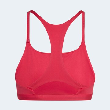 ADIDAS PERFORMANCE Bustier Sport-BH 'Opt Ess' in Pink