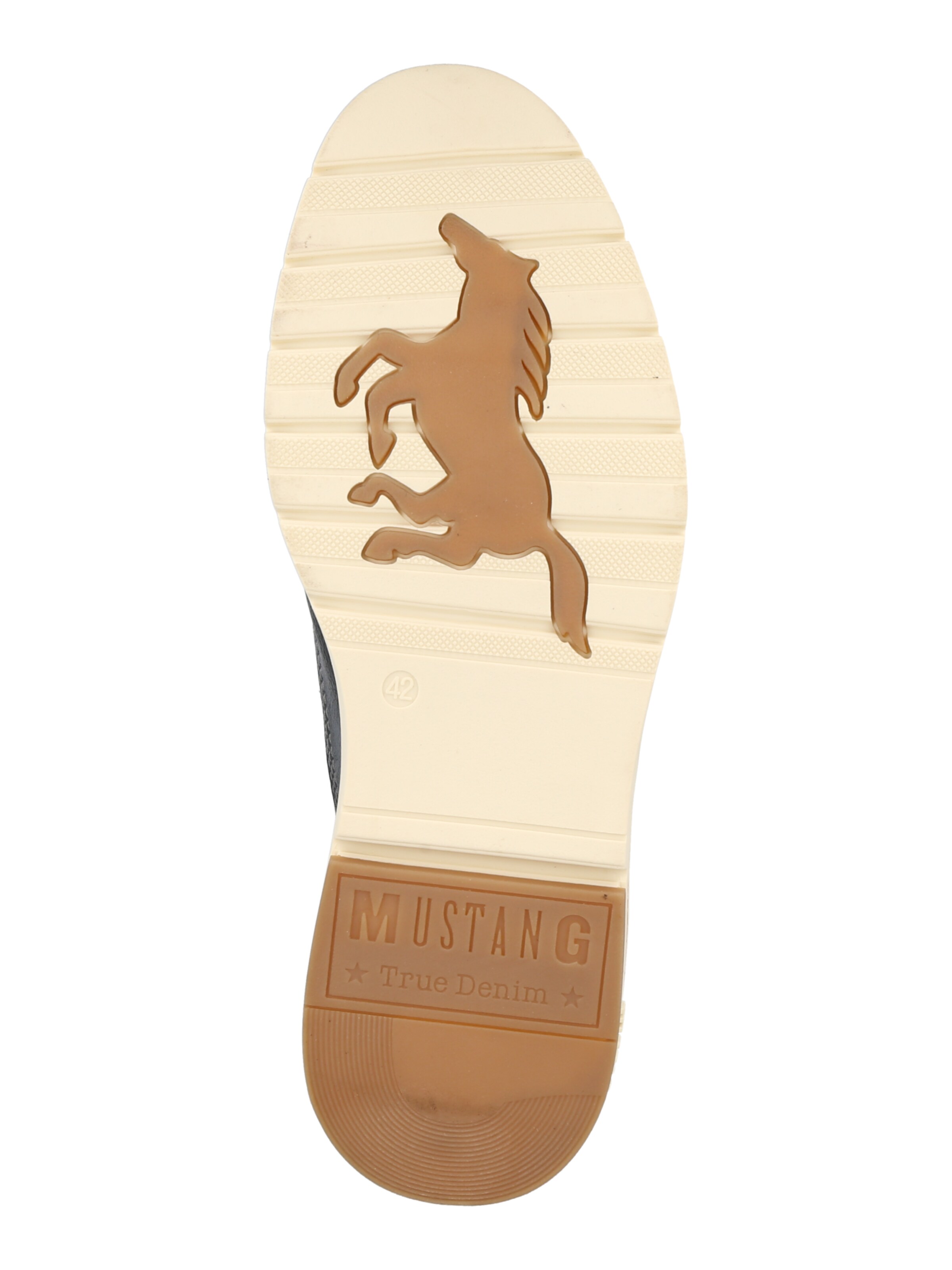 MUSTANG Šnurovacie čižmy - Modrá