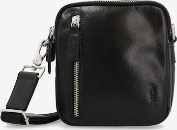 Picard Umhängetasche ' Buddy ' in Schwarz: Vorderseite