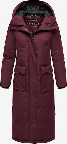 Manteau d’hiver 'Wolkenfrost XIV' NAVAHOO en rouge : devant