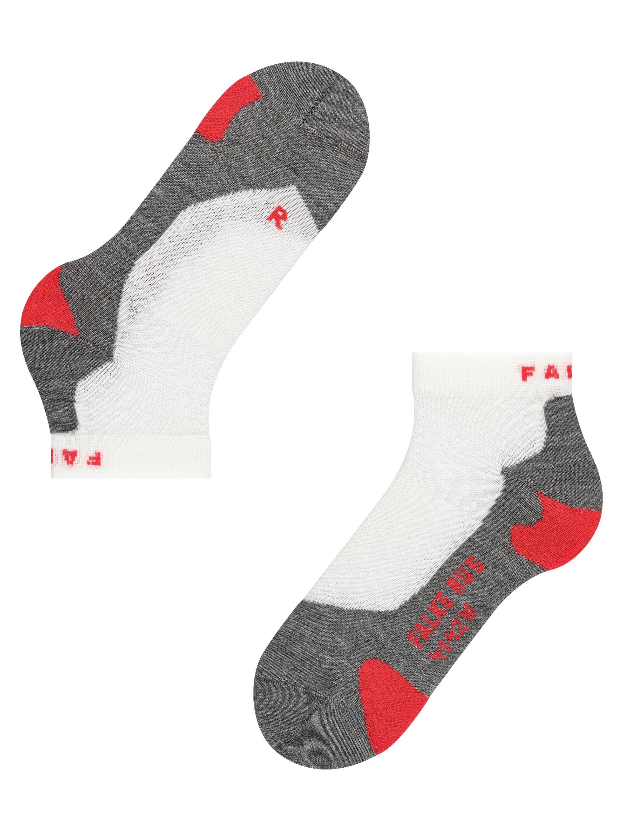 FALKE Athletic Socks 'RU5 Race Short' in White