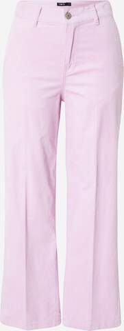 Loosefit Pantalon à plis LMTD en violet : devant