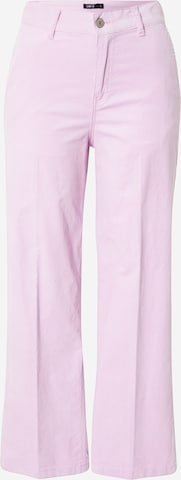 LMTD Loose fit Pleated Pants in Purple: front