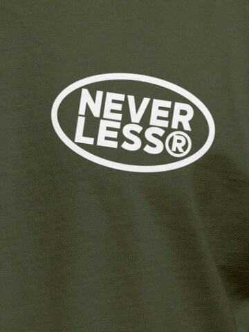 Neverless Shirt 'No Bad Days' in Green