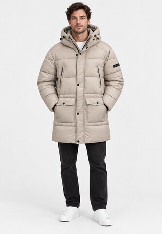 Elara Winterjas in Beige: voorkant