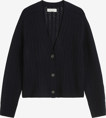 Marc O'Polo Gebreid vest in Blauw: voorkant