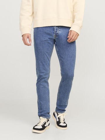 JACK & JONES Slim fit Jeans 'IGLENN' in Blue: front