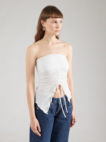 BDG Urban Outfitters Топ в Белый: спереди