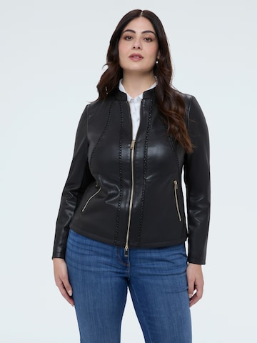 Fiorella Rubino - Chaqueta de entretiempo en negro: frente