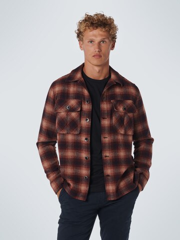 No Excess Comfort fit Button Up Shirt in Red: front