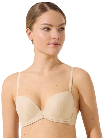 Lisca Push-up Bra 'Laura' in Beige