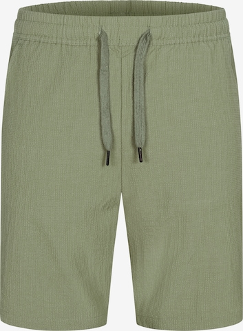 Pantalon chino Kronstadt en vert : devant