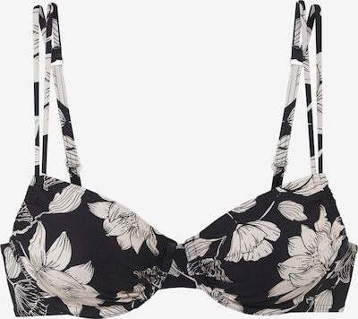 s.Oliver Bikinitoppi 'LM' värissä musta / valkoinen, Tuotenäkymä
