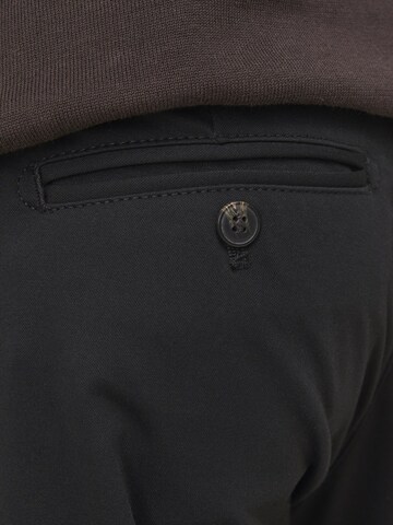 juoda JACK & JONES Standartinis Kelnės su kantu 'JPSTKarl Pierre'