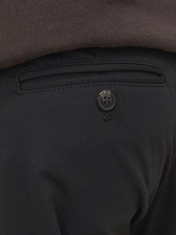 JACK & JONES - regular Pantalón de pinzas 'Karl Pierre' en negro