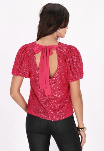 faina Blouse 'Fashion Look' in Roze