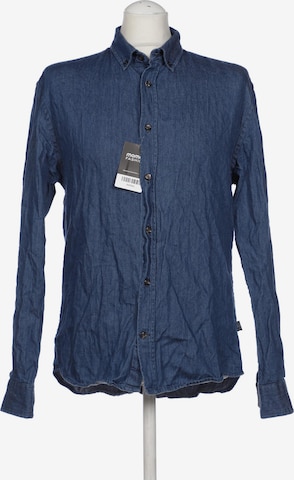 Kronstadt Button Up Shirt in M in Blue: front