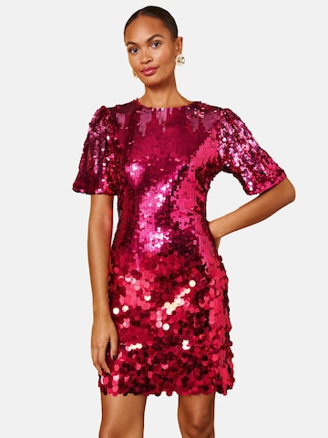 love & roses Dress in Pink: front