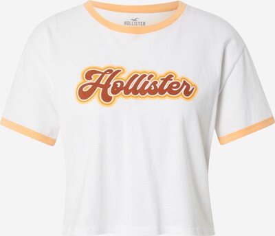 HOLLISTER Camiseta en melocotón / rojo carmesí / blanco, Vista del producto