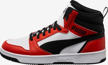 PUMA - Zapatillas deportivas altas 'Rebound V6' en rojo