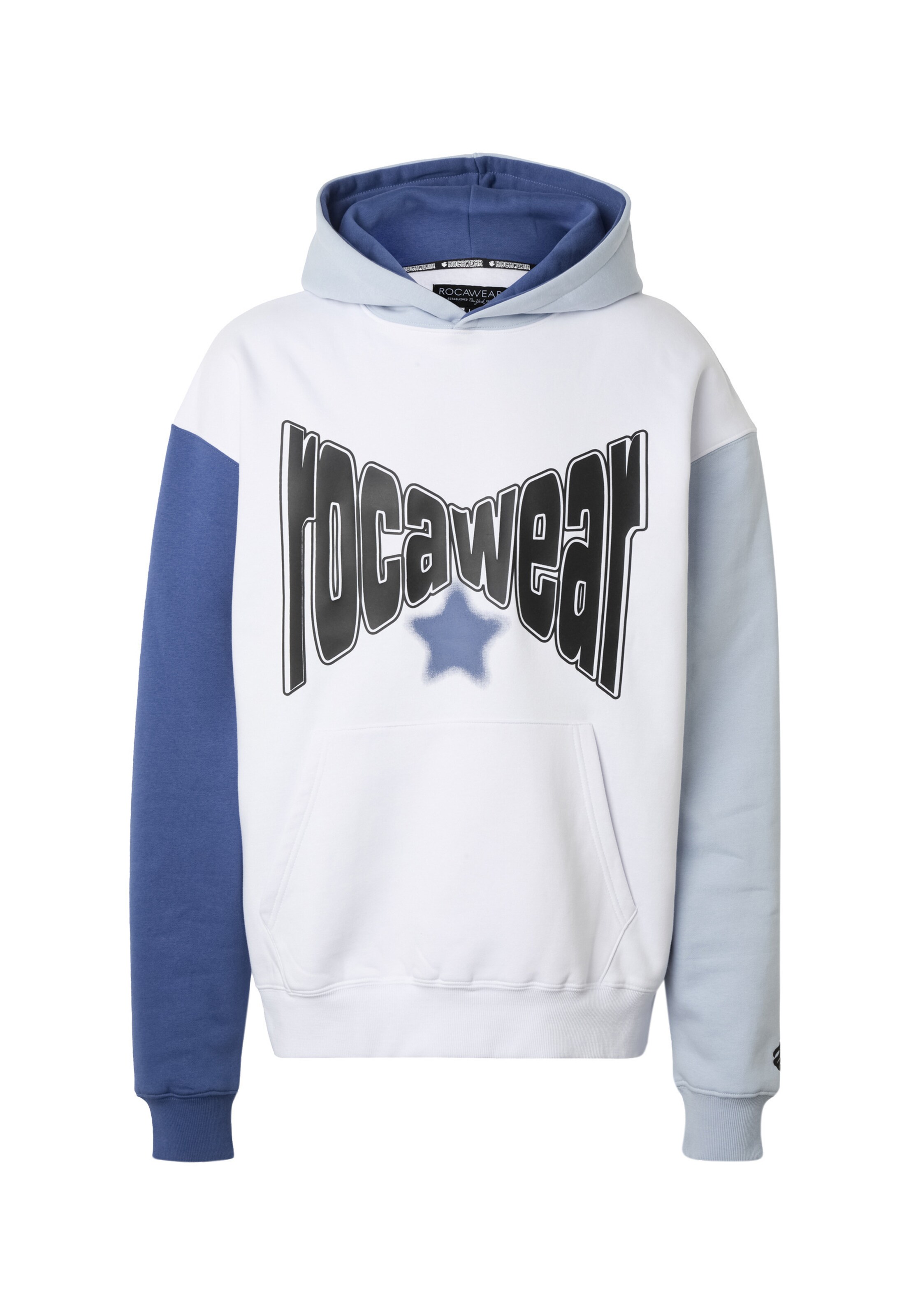 Sweat-shirt ROCAWEAR en blanc : devant