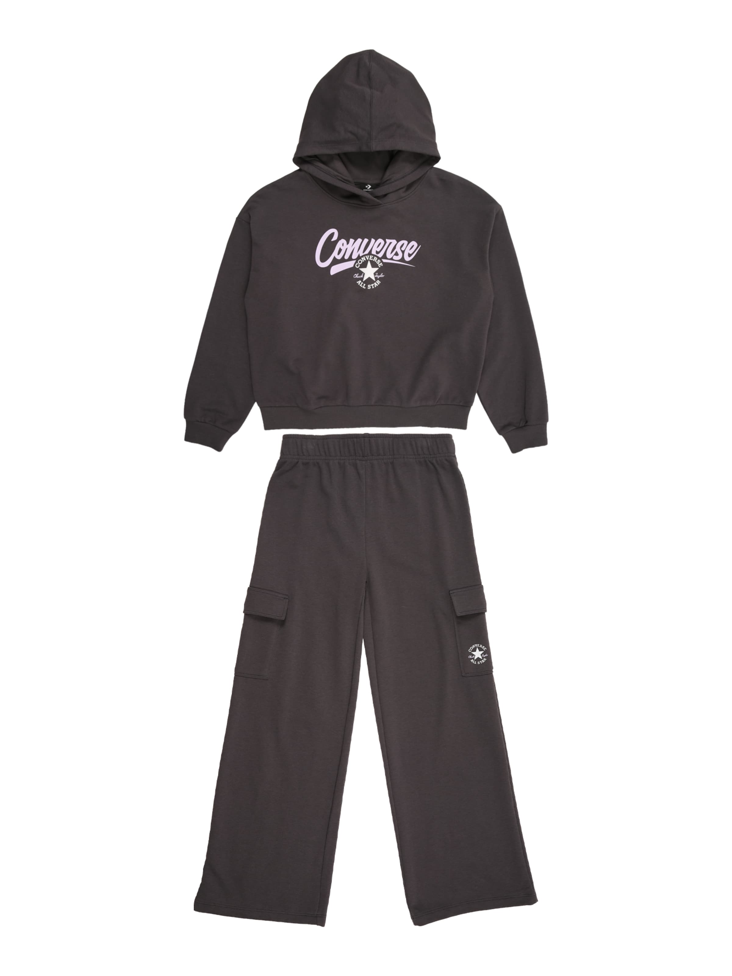 CONVERSE Strój do biegania w kolorze brązowy: przód