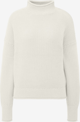 Pull-over QS en beige : devant