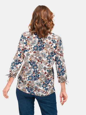 Goldner Blouse in Gemengde kleuren